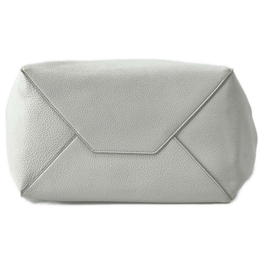 Celine Cabas Phantom Leather Tote Bag Shoulder White - Picture 4 of 12